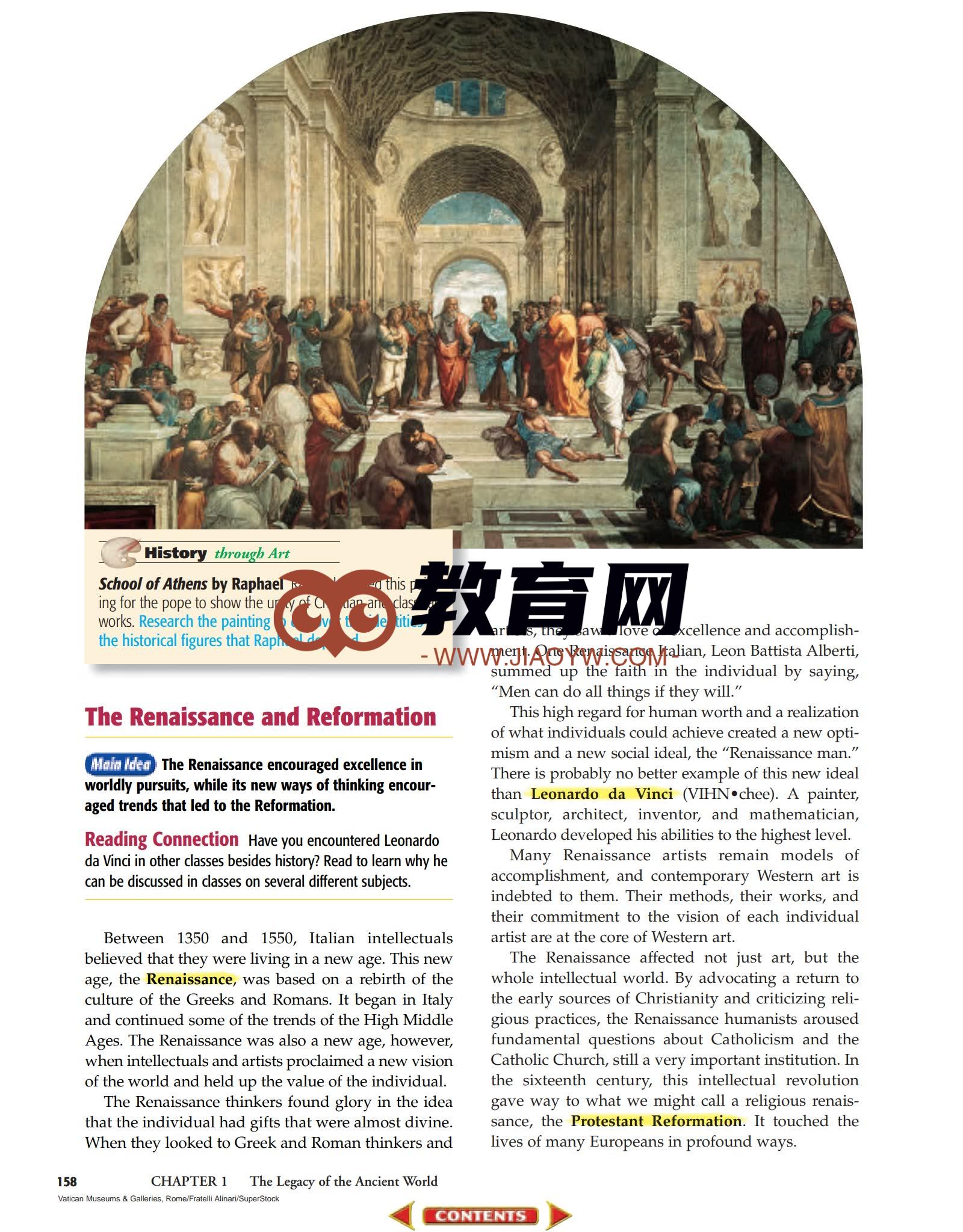 美国中学教材Glencoe系列(15门课程 初中 高中教材 SAT考试必看)